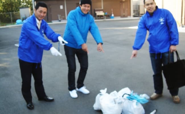 たくさんごみを集めれました