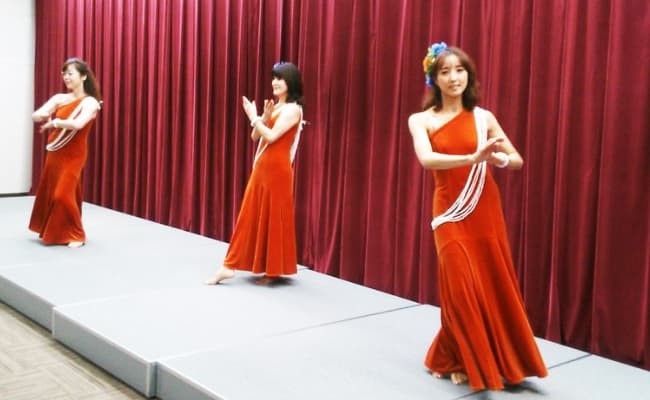 フラダンスの皆さん