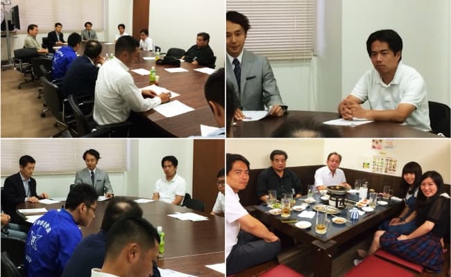 同窓会総会の様子