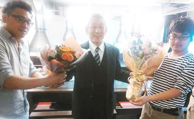 佐々木先生送別会の様子