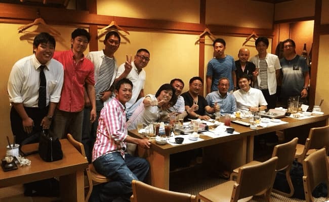 第二回啓光学園テニス部同窓会の様子