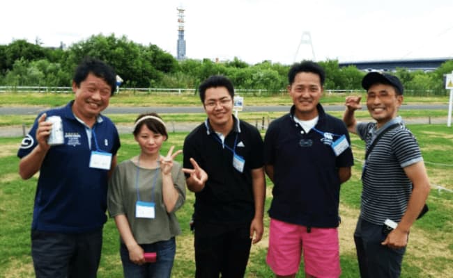 常翔学園主催バーベキュー集合写真