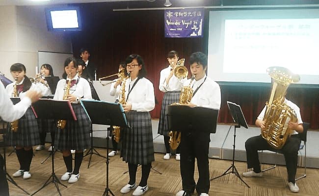 ワンダーフォーゲル部55周年の様子