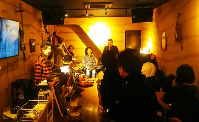 音楽部のライブ風景