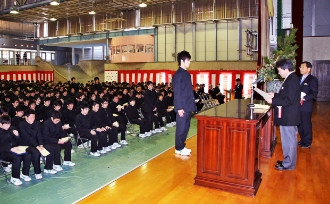 卒業式の写真（2枚目）