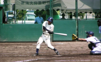 野球部 秋の府予選の様子（2枚目）