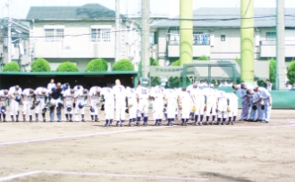 野球部 秋の府予選の様子（3枚目）