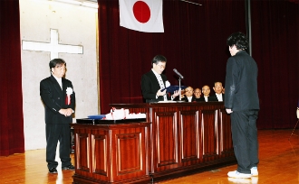 卒業式の写真（3枚目）