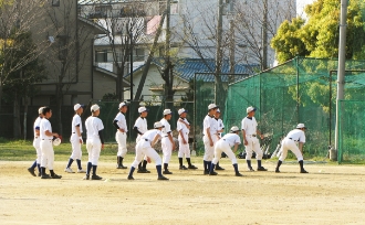 野球部 春予選の様子（1枚目）
