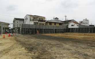 校舎 新築工事の様子（2枚目）