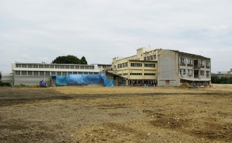 校舎 新築工事の様子（2枚目）