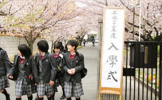 常翔啓光学園 中学校・高等学校 入学式の様子（2枚目）