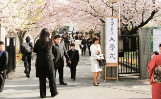 常翔啓光学園 中学校・高等学校 入学式の様子（3枚目）