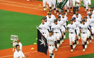 野球部 夏の甲子園大阪大会開会式の様子（3枚目）