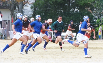 第90回 高校ラグビー大阪府予選準々決勝戦の様子（2枚目）