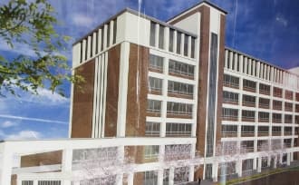 新校舎の完成予想イメージ