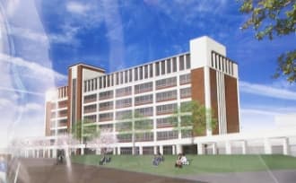 新校舎の完成予想イメージ