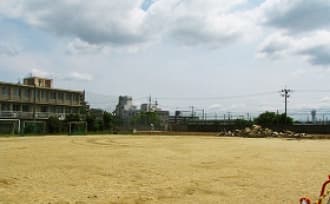 テニスコートがなくなった時の写真