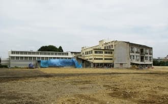 第二体育館が完全になくなった時の写真